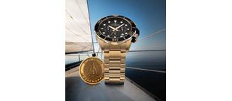 Kit Technos Masculino Acqua Dourado e Preto