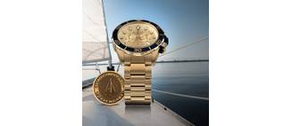 Kit Technos Masculino Acqua Dourado